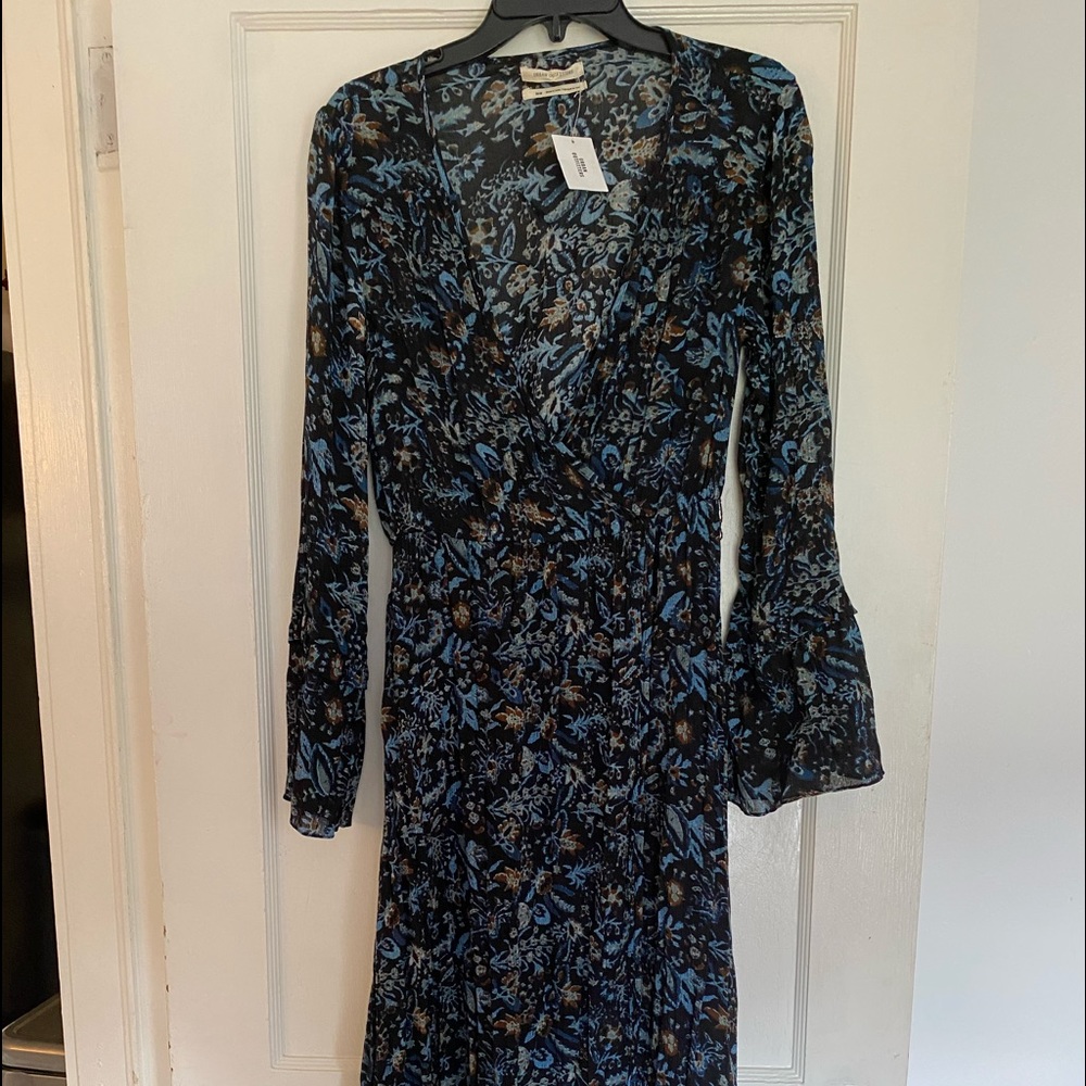 Urban Outfitter Maxi Faux Wrap dress